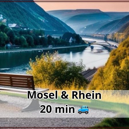 Smallsaigon Apartment Mit Guter Anbindung Zwischen Mosel Und Rhein Leiningen Bagian luar foto