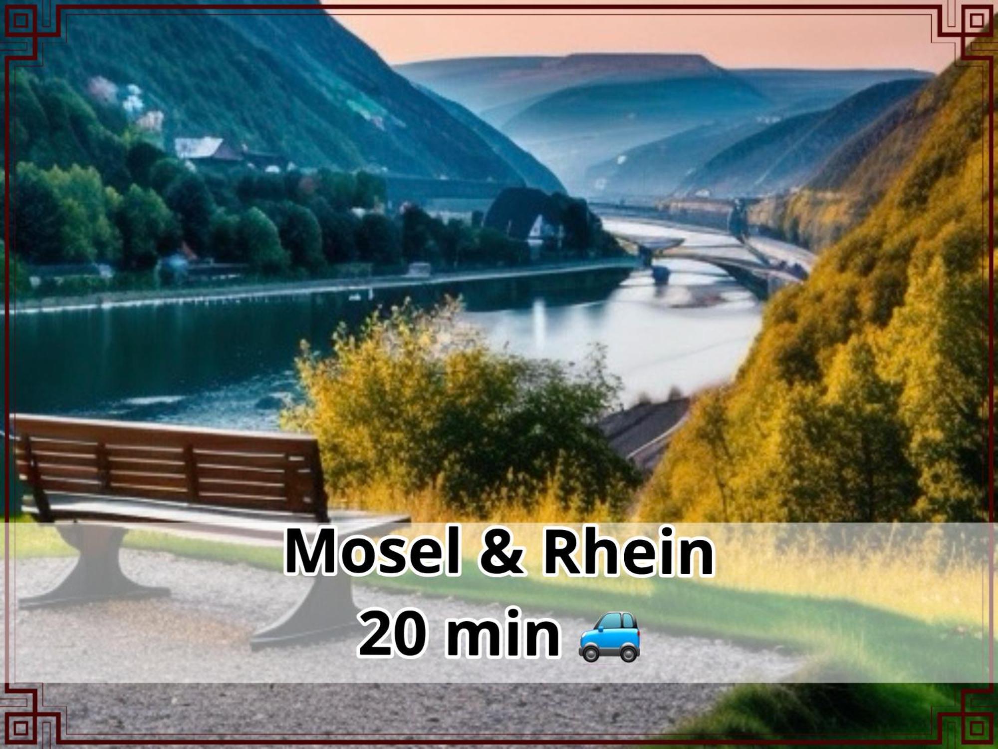 Smallsaigon Apartment Mit Guter Anbindung Zwischen Mosel Und Rhein Leiningen Bagian luar foto